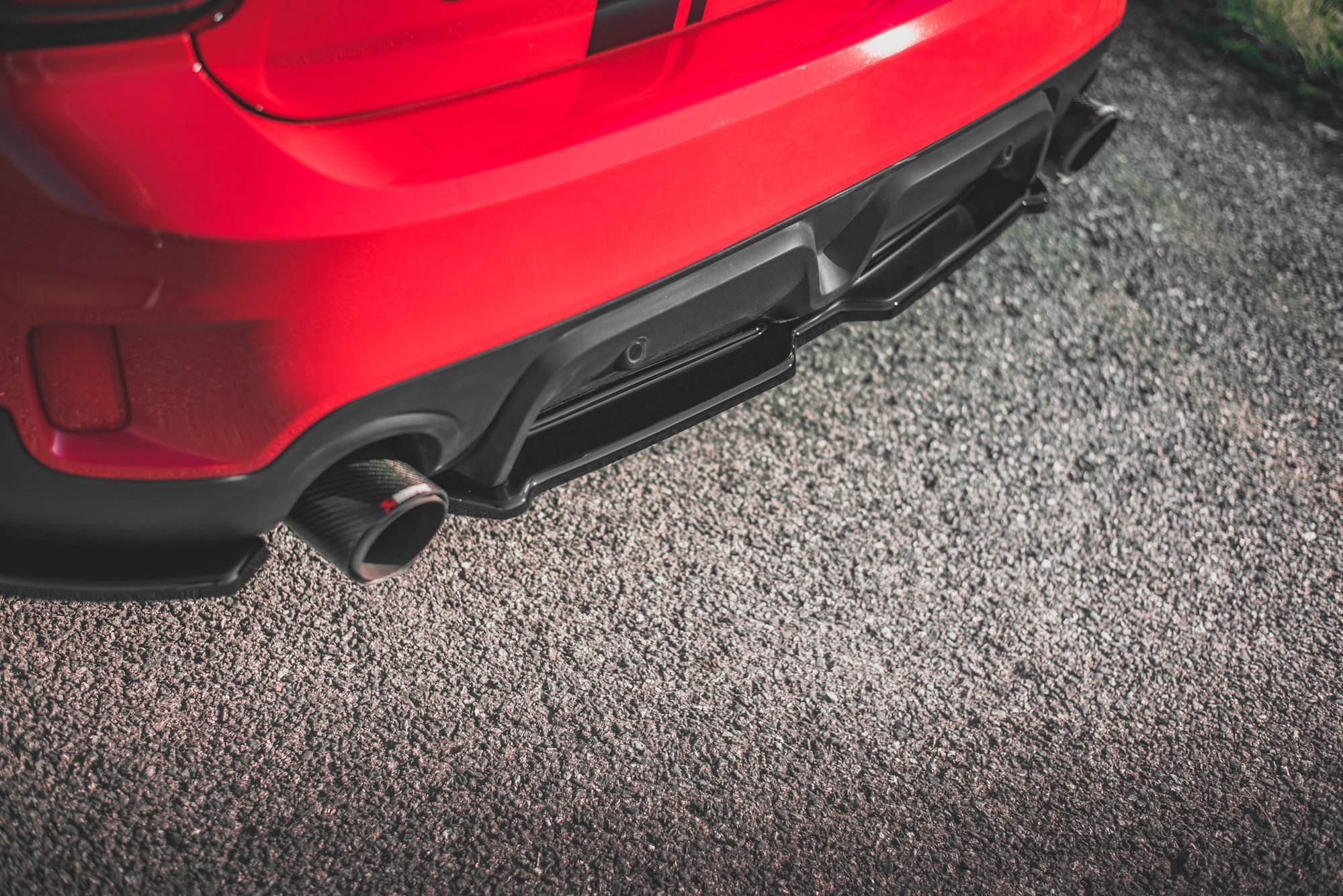 Central Rear Splitter Mini Countryman Mk2 F60 JCW - 3