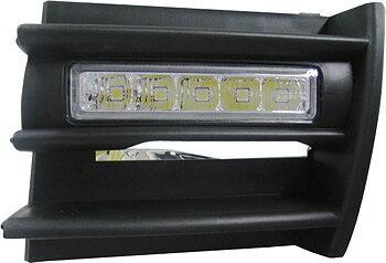 SKODA OCTAVIA 1U 00-09 DRL BUMPER GRILL SET (NO FOG HOLES)
