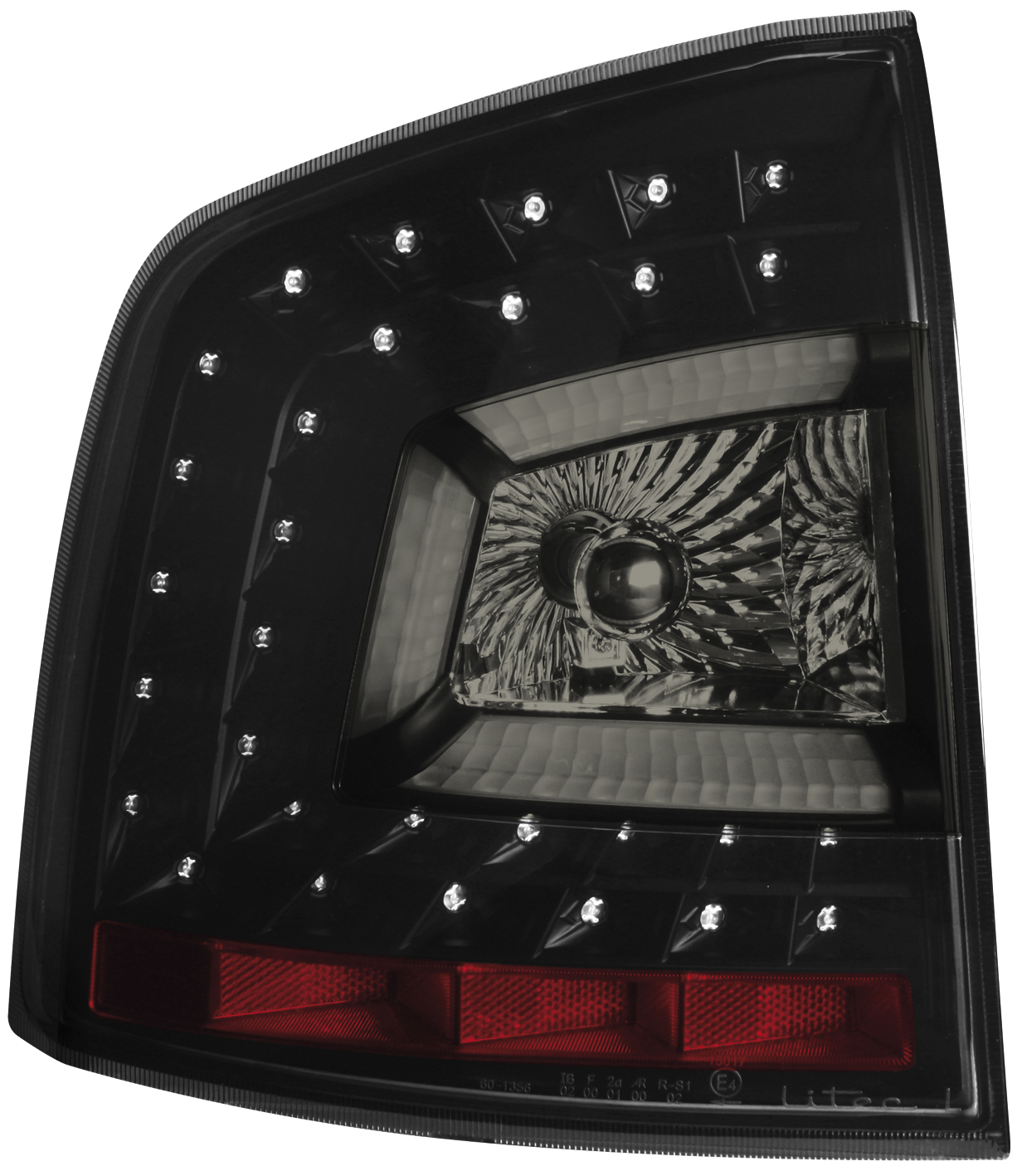 SKODA OCTAVIA KOMBI 04+ LED TAILLIGHTS SET BLACK