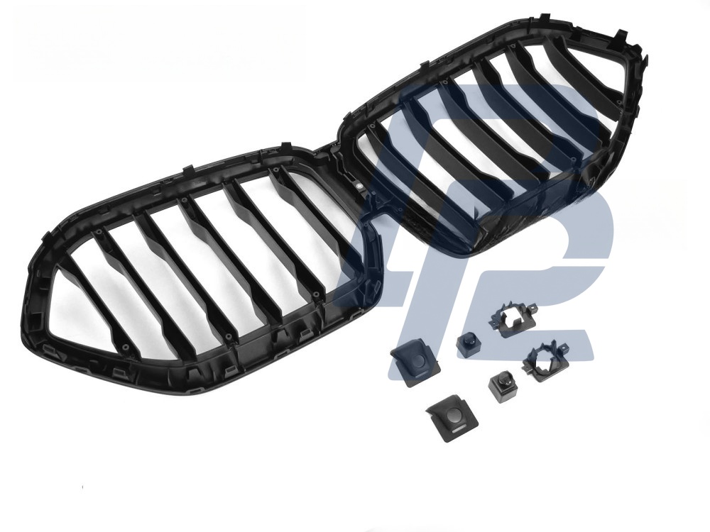 Grille Matt Black for BMW X6 G06 2019–2023 - 2