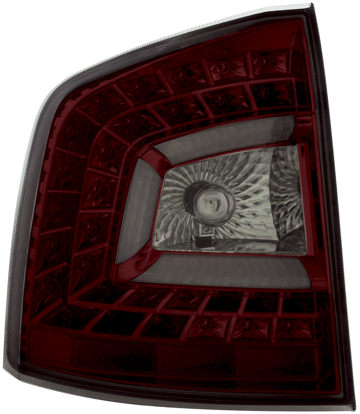 SKODA OCTAVIA KOMBI 04+ LED TAILLIGHTS SET RED/SMOKE