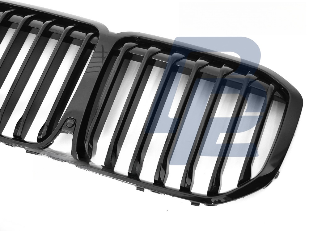 Grille Gloss Black for BMW X7 G07 2018–2022 - 4