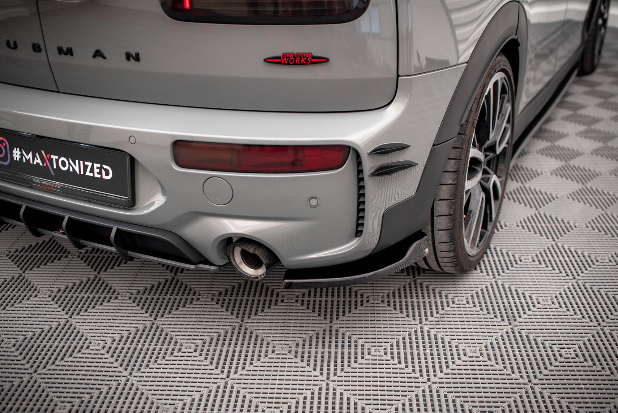 Rear Side Splitters V.2 Mini Cooper Clubman John Cooper Works F54 - 2