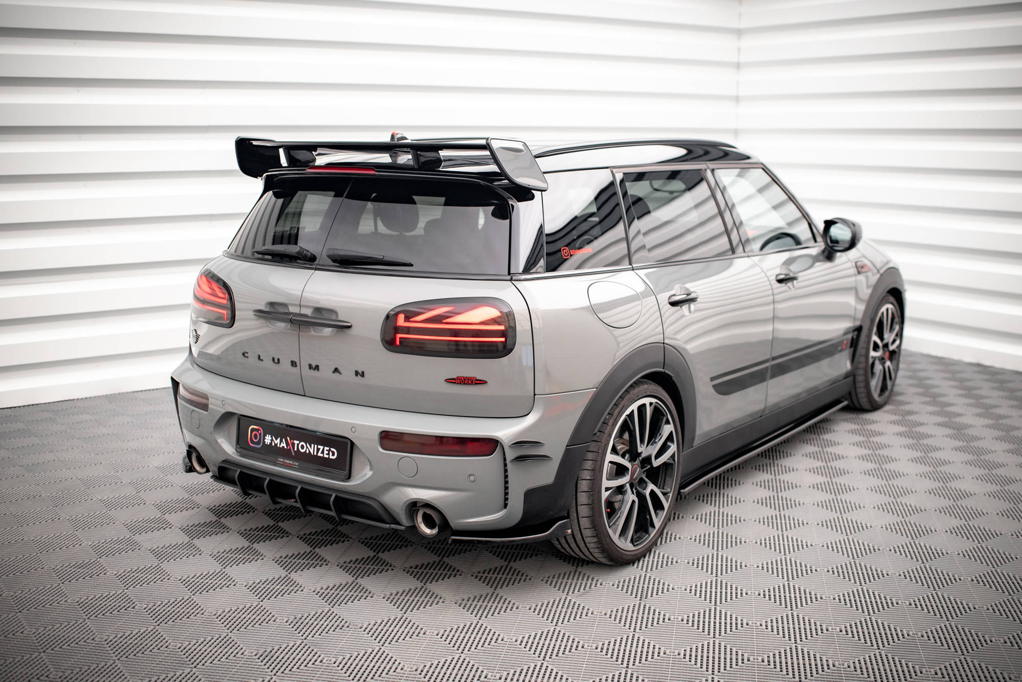 Rear Side Splitters V.2 Mini Cooper Clubman John Cooper Works F54 - 4