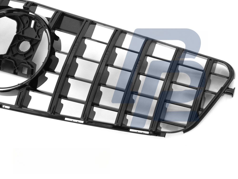 Grille Sport Gloss Black for Mercedes W204 / S204 2007–2014 - 3