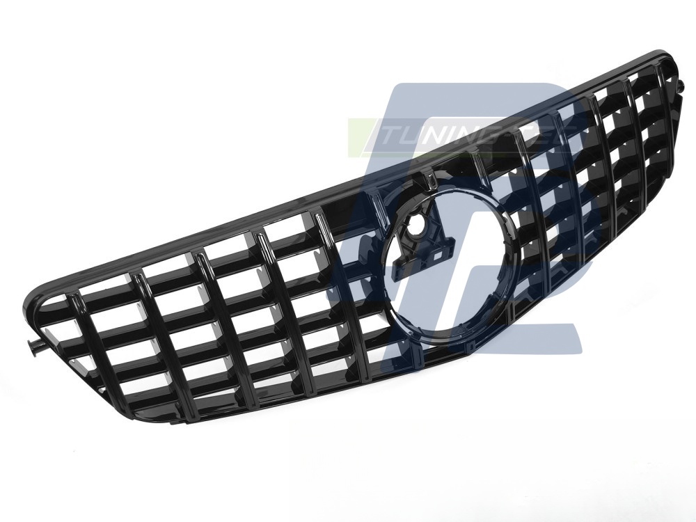 Grille Sport Gloss Black for Mercedes W204 / S204 2007–2014 - 2