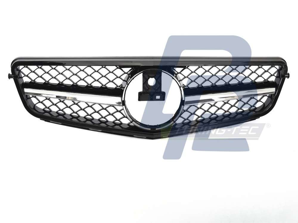 Grille Sport Black/Chrome for Mercedes W204 / S204 2007–2014 - 5