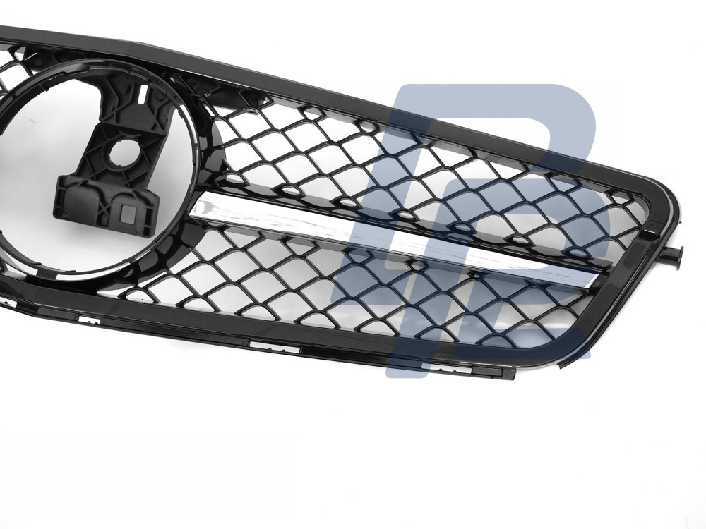 Grille Sport Black/Chrome for Mercedes W204 / S204 2007–2014 - 3