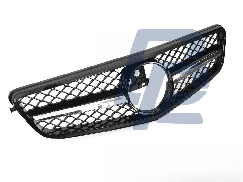 Grille Sport Black/Chrome for Mercedes W204 / S204 2007–2014 - 4