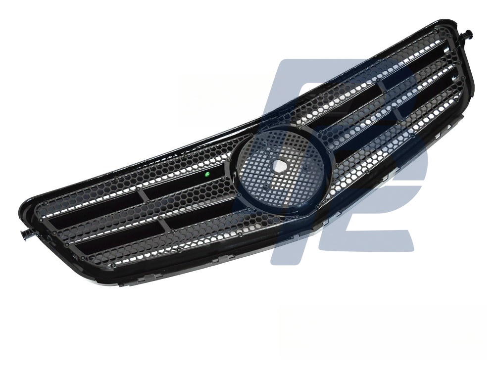 Grille Sport Gloss Black for Mercedes W204 / S204 2007–2014 - 4