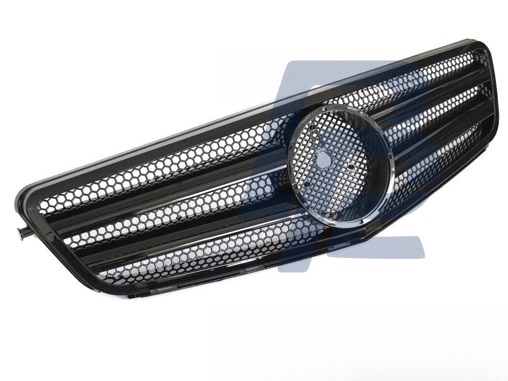 Grille Sport Gloss Black for Mercedes W204 / S204 2007–2014 - 5