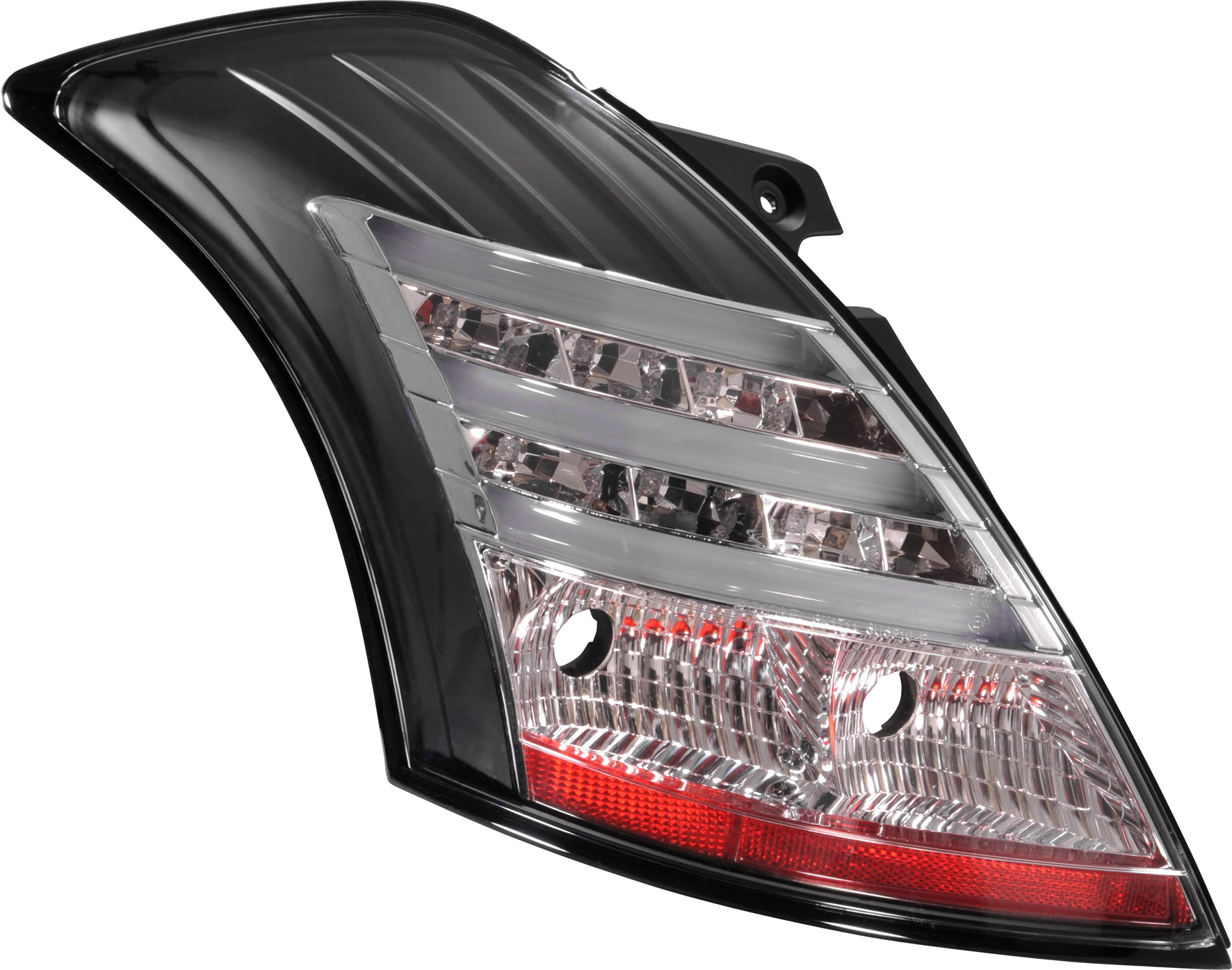 SUZUKI SWIFT SPORT 10+ LED BAKLAMPOR SET SVARTA