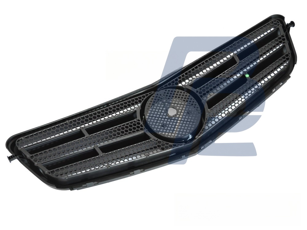 Grille Sport Matt Black for Mercedes W204 / S204 2007–2014 - 5