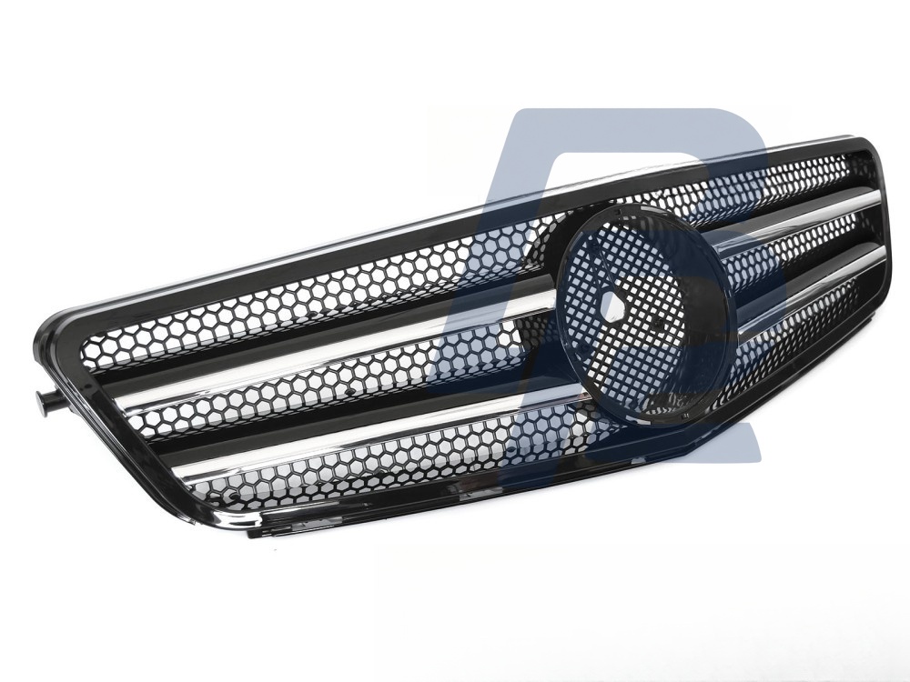 Grille Sport Black/Chrome for Mercedes W204 / S204 2007–2014 - 3