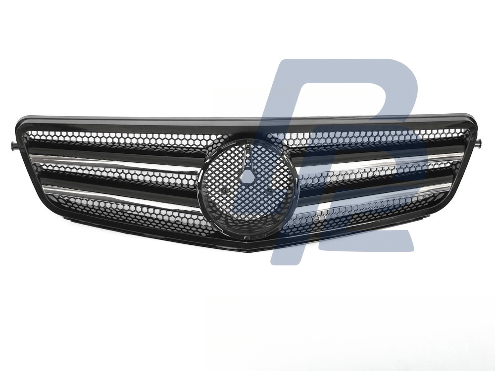 Grille Sport Black/Chrome for Mercedes W204 / S204 2007–2014 - 5