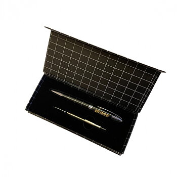 RRS BALLPOINT PEN BOX WITH BLACK INK REFILL