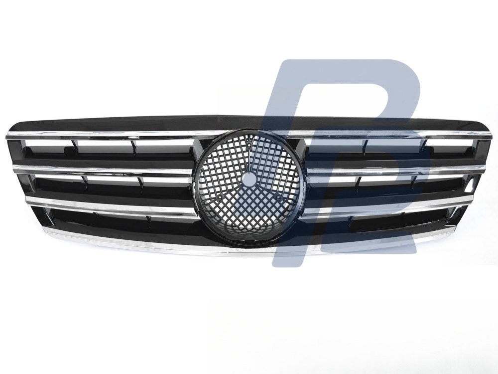 Grille Sport Black/Chrome for Mercedes W203 / S203 2000–2007 - 5