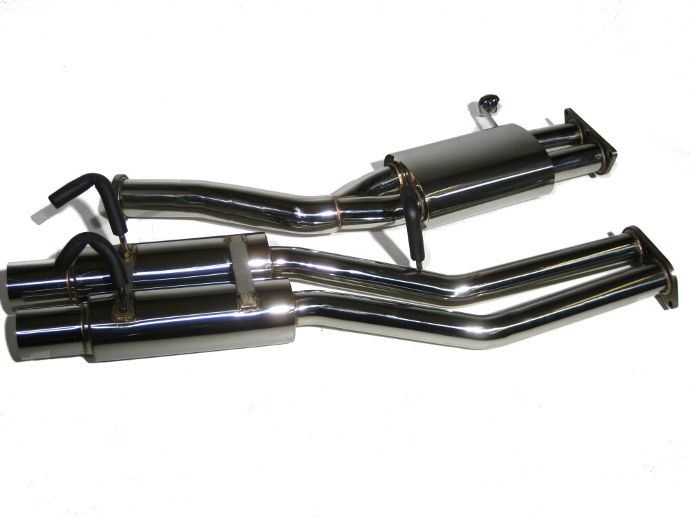 NISSAN S13 89-94 CA18/SR20 DUAL TIP CATBACK EXHAUST SYSTEM - 2