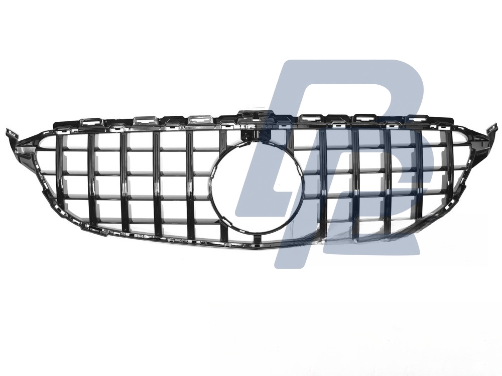 Grille Sport Gloss Black for Mercedes W205 2014–2021 / S205 2014–2021 / C205 2015–2023 / A205 2016–2023 - 2