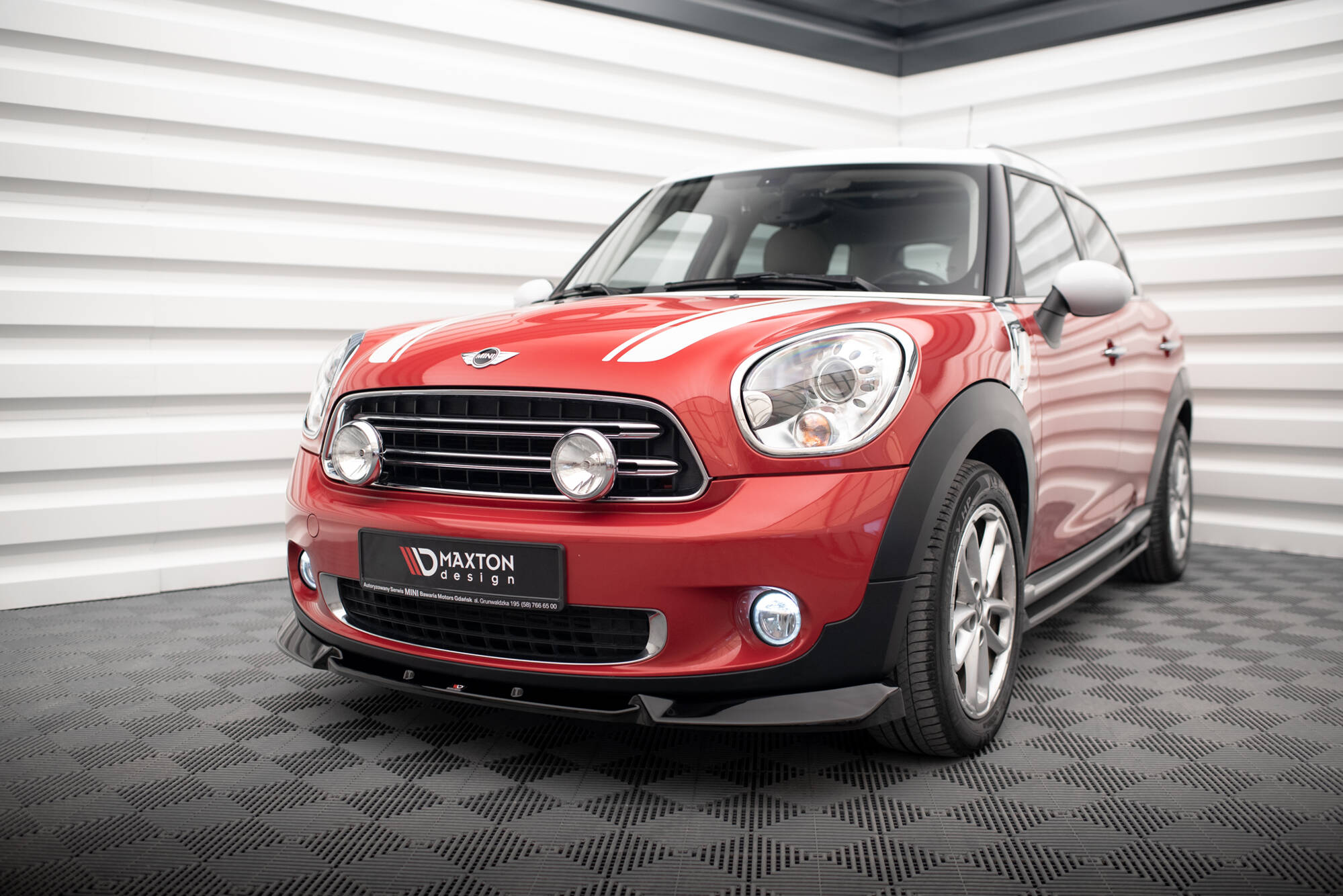 Front Splitter Mini Cooper Countryman R60 Facelift - 3