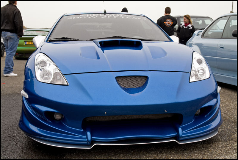 TOYOTA CELICA 00+ T23 SIX-AERODYNAMICS VEILSIDE FRÄMRE STÖTFÅNGARE - 7