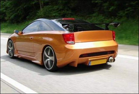 TOYOTA CELICA 00+ T23 SIX-AERODYNAMICS VEILSIDE REAR BUMPER - 7