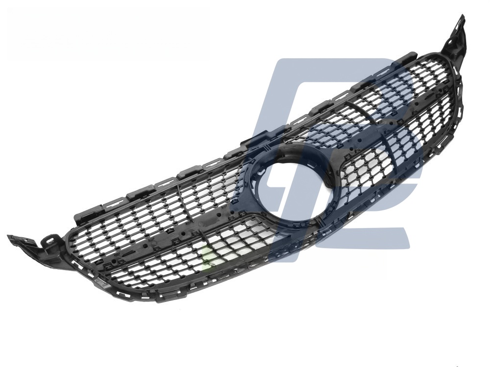 Grille Diamond Black/Chrome for Mercedes W205 2018–2021 / S205 2018–2021 / C205 2018–2023 / A205 2018–2023 - 5