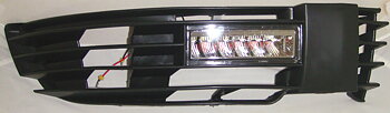 VW PASSAT 3BG 00-05 DRL STÖTFÅNGARE GRILL SET (NO FOGLIGHT HOLES)