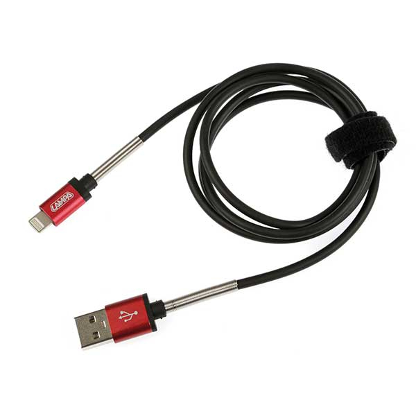 UNIVERSAL CABLE, USB > APPLE 8 PIN / MICRO USB - 100 CM - BLACK