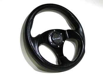 SIX STEERING WHEEL FULL BLACK 29CM INCL MAZDASPEED HORN