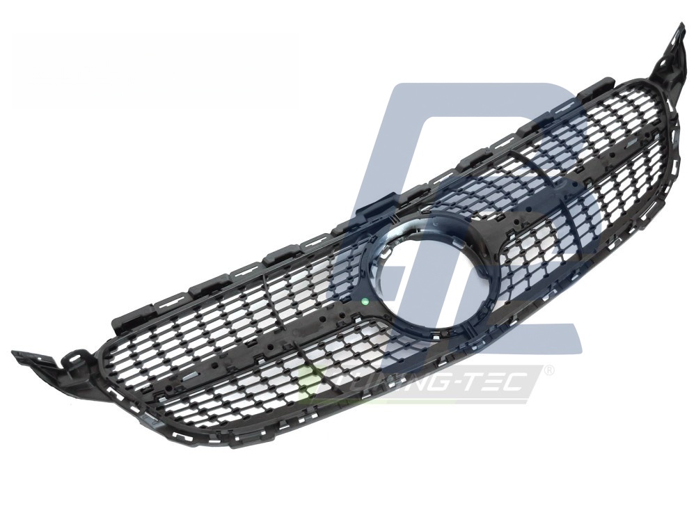 Grille Diamond Silver Chrome for Mercedes W205 2018–2021 / S205 2018–2021 / C205 2018–2023 / A205 2018–2023 - 5