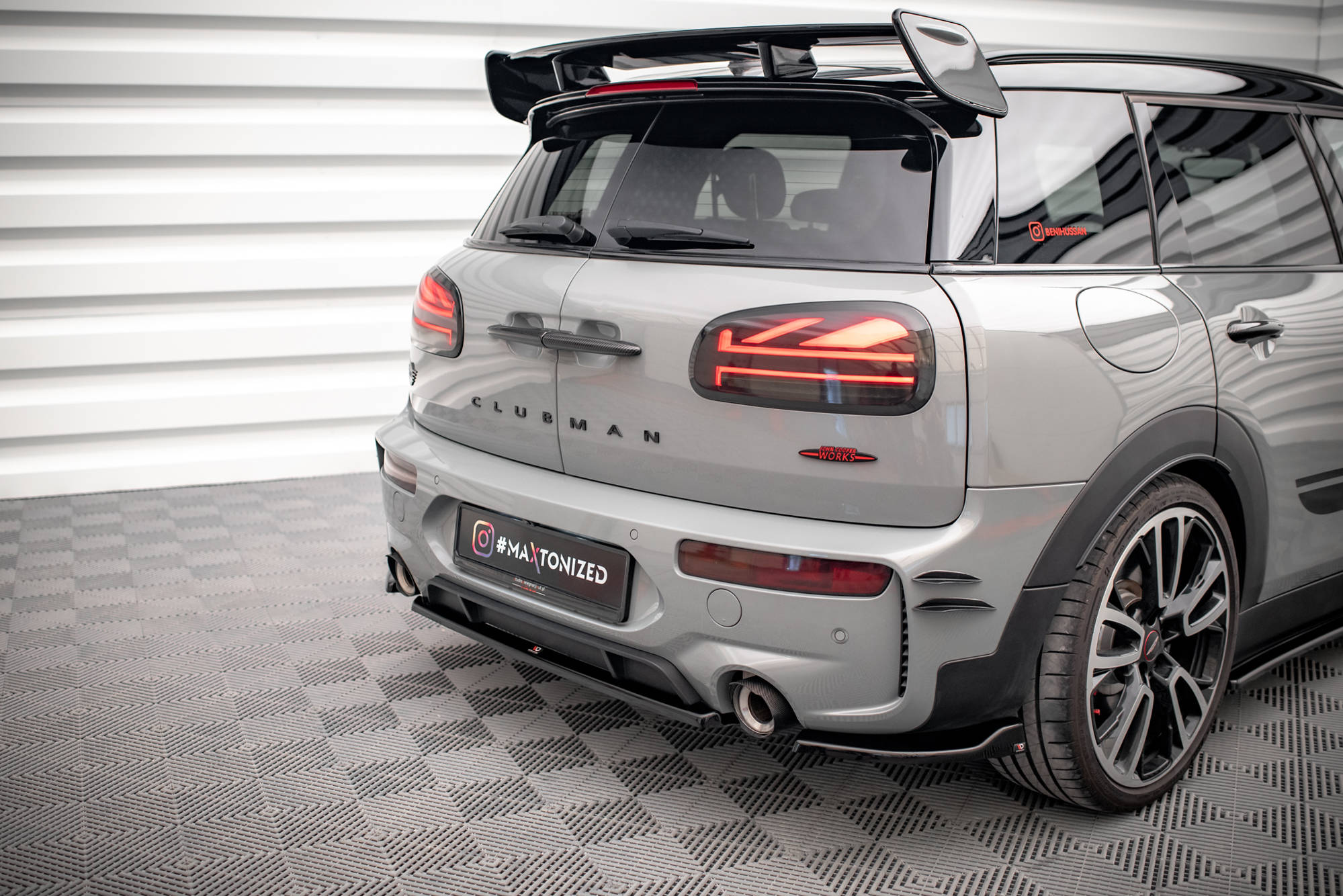 Central Rear Splitter Mini Cooper Clubman John Cooper Works F54 - 2