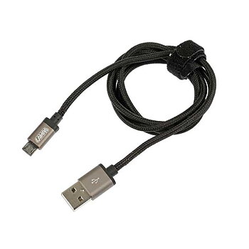 REINFORCED CABLE USB > MICRO USB - 100 CM - BLACK