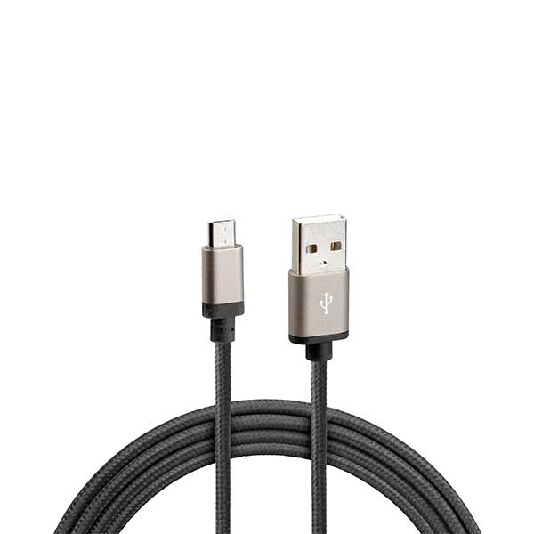 REINFORCED CABLE USB > MICRO USB - 100 CM - BLACK - 3