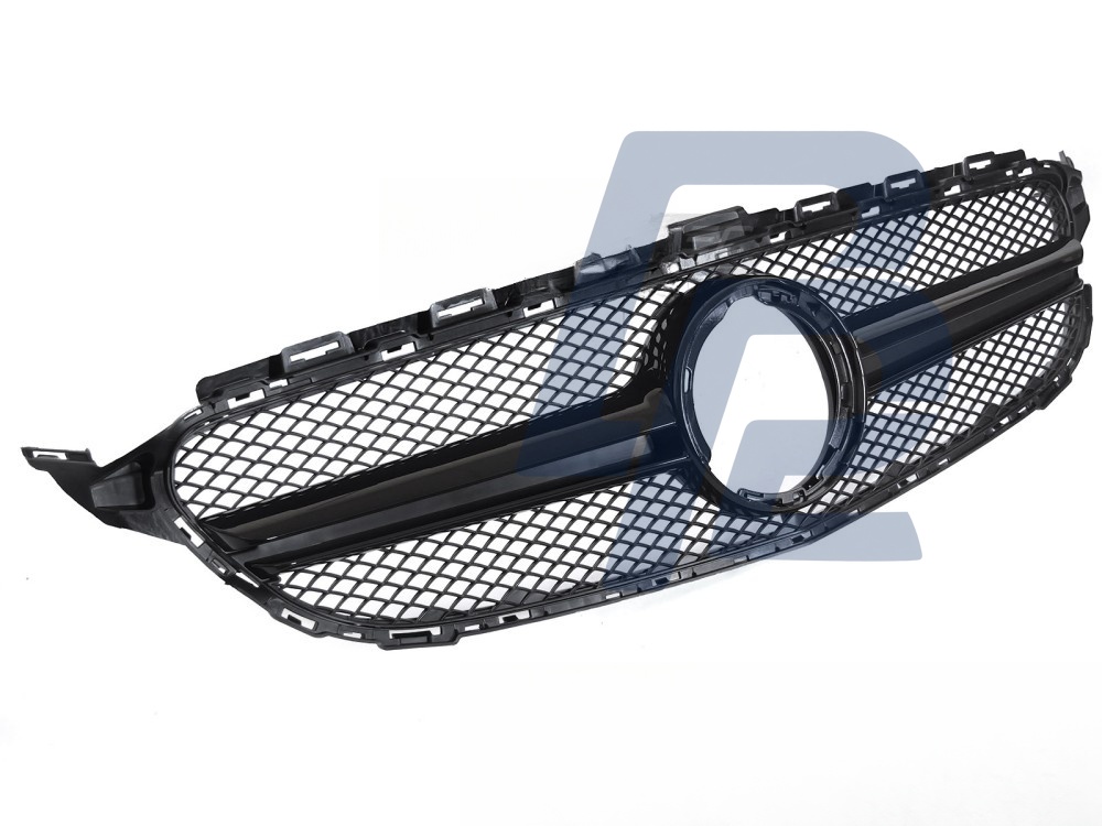 Grille Gloss Black for Mercedes W205 2018–2021 / S205 2018–2021 / C205 2018–2023 / A205 2018–2023 - 5