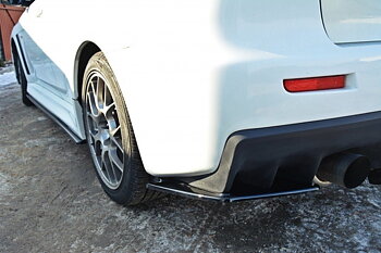 Rear Side Splitters Mitsubishi Lancer EVO X (2007-2015)