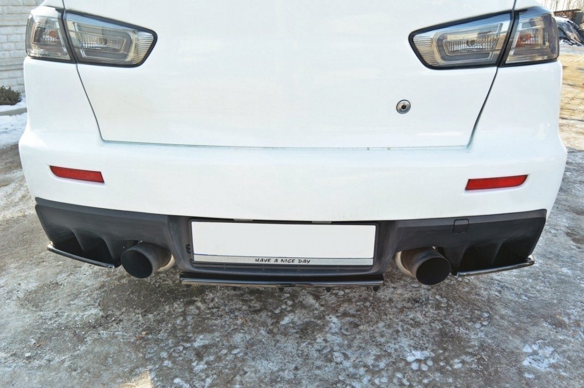 Rear Side Splitters Mitsubishi Lancer EVO X (2007-2015) - 4