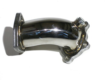 NISSAN S13 CA18DET TURBO OUTLET/ELBOW STAINLESS STEEL