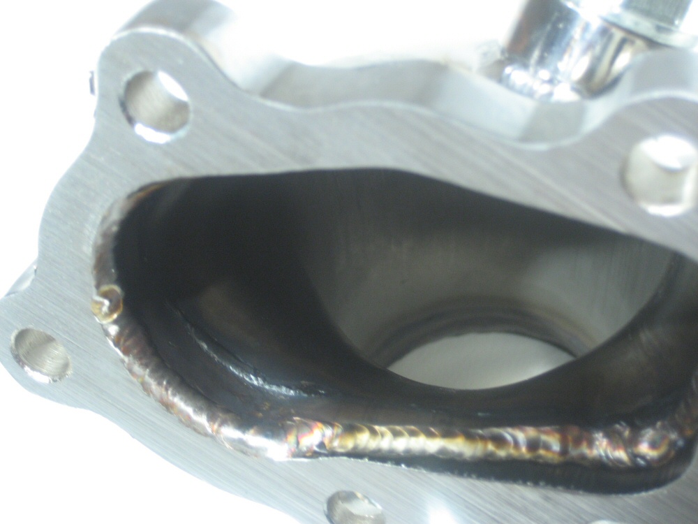 NISSAN S13 CA18DET TURBO OUTLET/ELBOW STAINLESS STEEL - 3