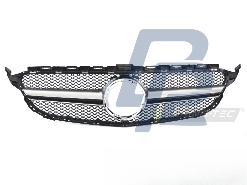 Grille Black Silver for Mercedes W205 2018–2021 / S205 2018–2021 / C205 2018–2023 / A205 2018–2023 - 2