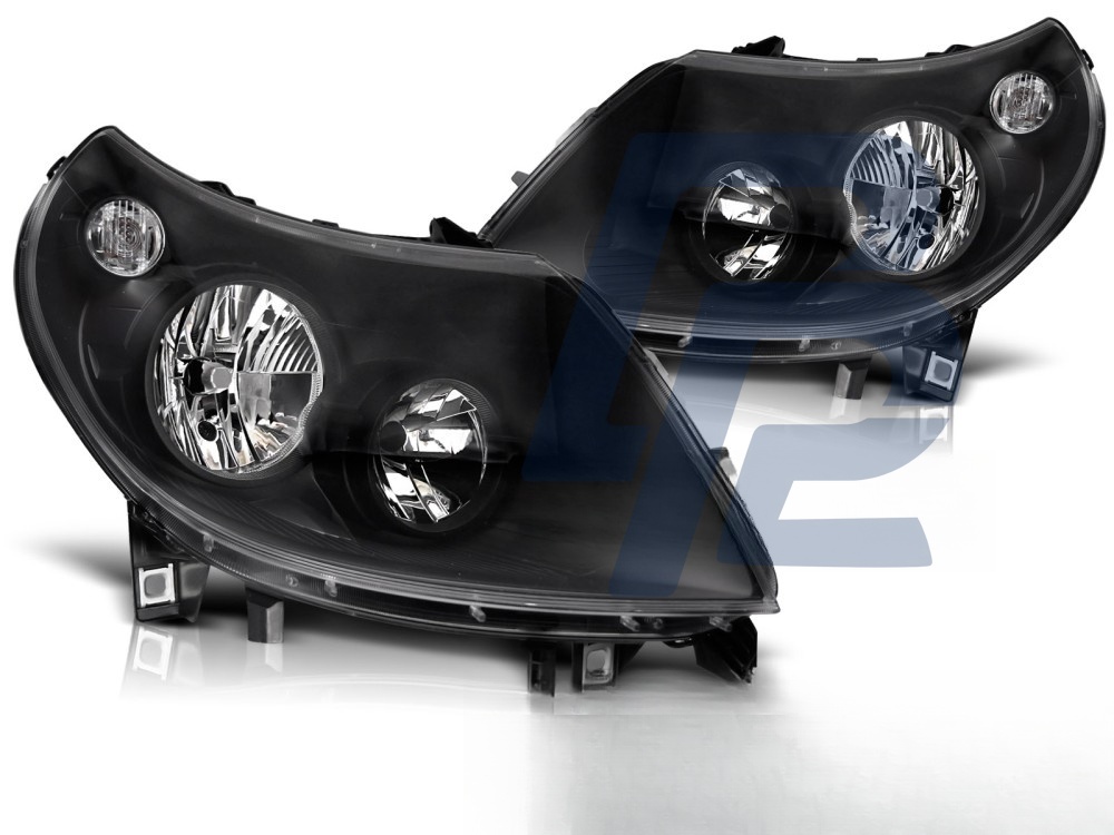 Headlights Black DRL for Fiat Ducato / Peugeot Boxer / Citroen Jumper 2010–2014 - 2