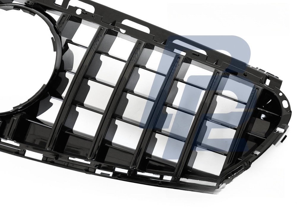 Grille Sport Gloss Black for Mercedes W212 / S212 2013–2016 - 3