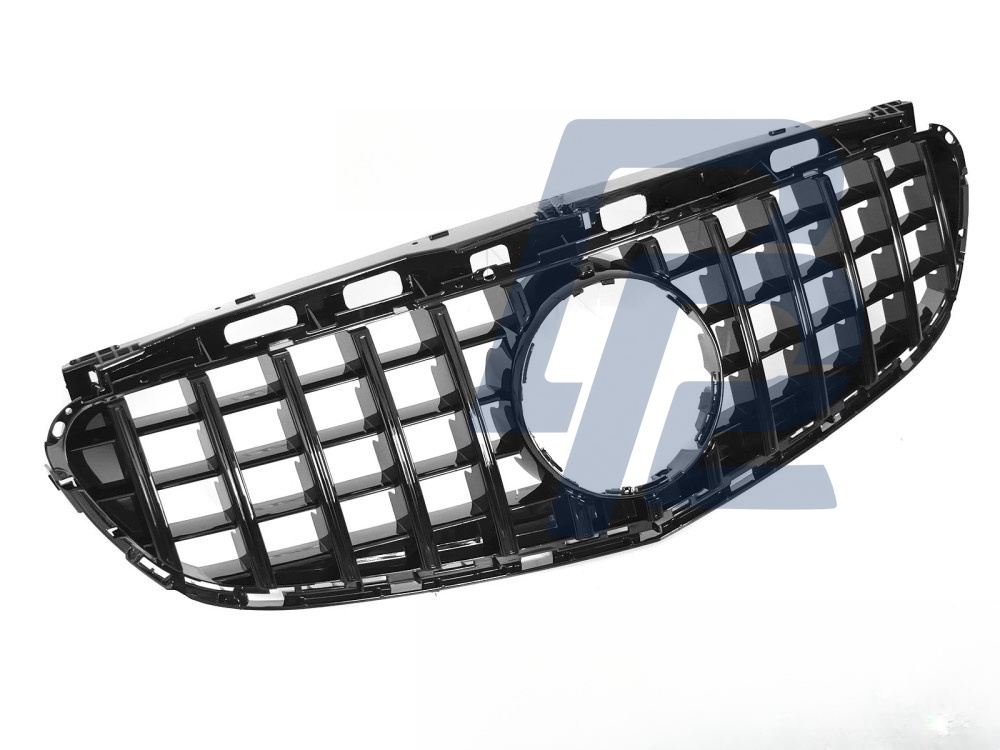 Grille Sport Gloss Black for Mercedes W212 / S212 2013–2016 - 4