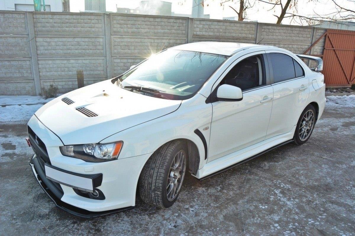 Side Skirts Diffusers Mitsubishi Lancer EVO X US Version (2007-2015) - 4