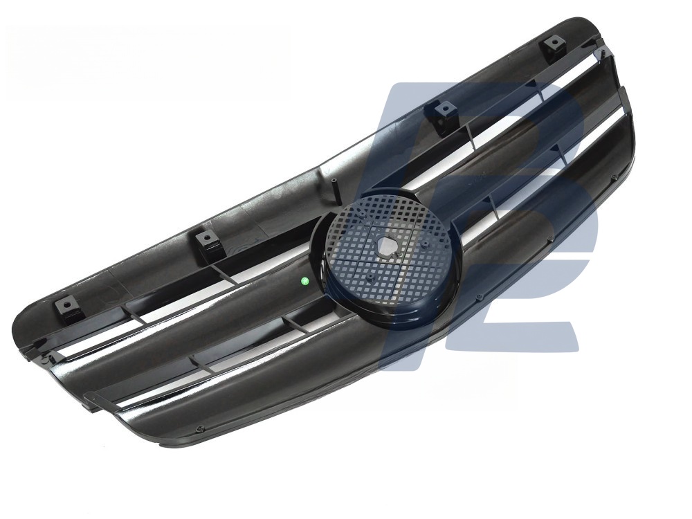 Grille Sport Gloss Black for Mercedes W221 2005–2009 - 3