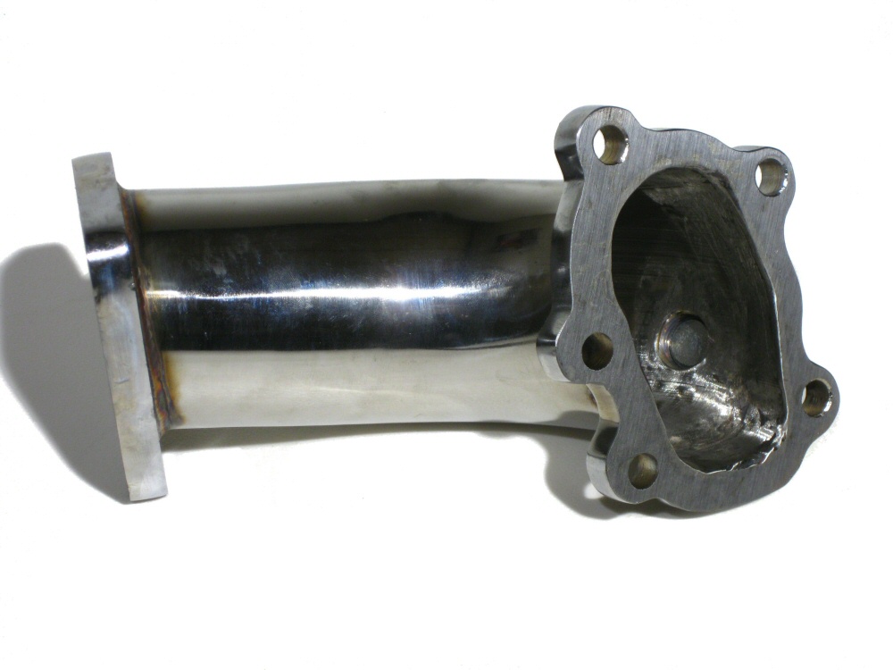 NISSAN S14 SR20DET TURBO OUTLET/ELBOW STAINLESS STEEL V1 - 2