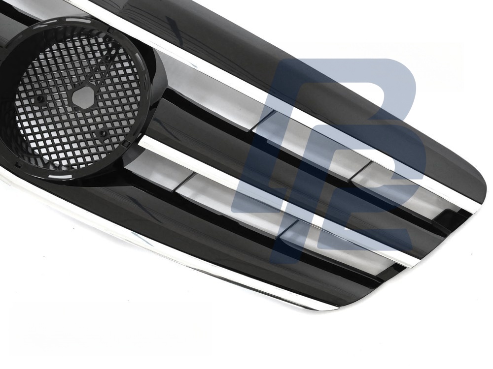 Grille Sport Black/Chrome for Mercedes W221 2005–2009 - 2
