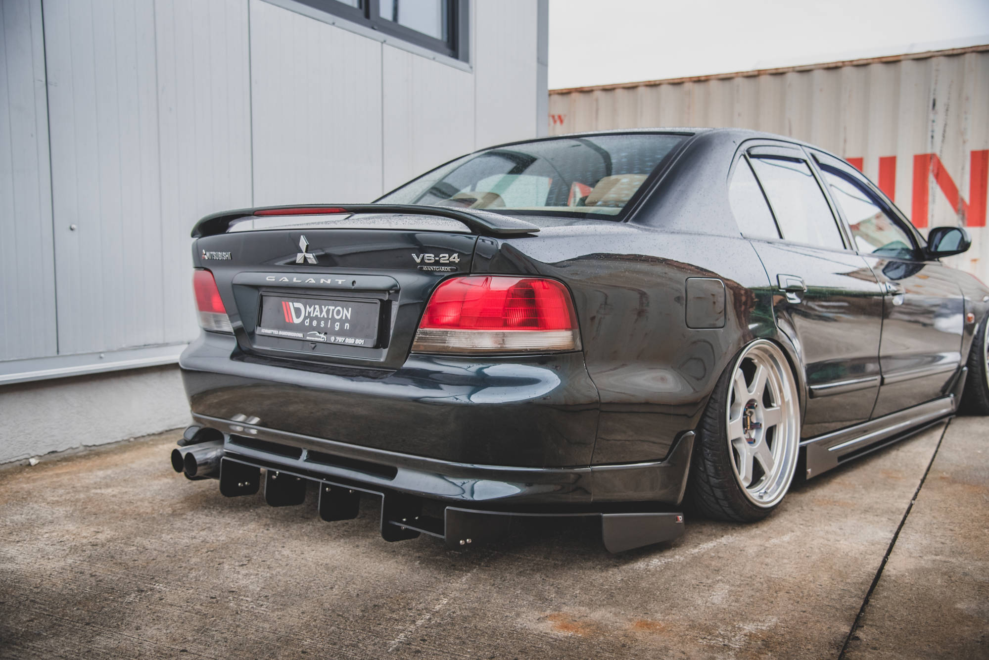 Rear Diffuser Racing Mitsubishi Galant Avance MK8 (1996-2003) - 3