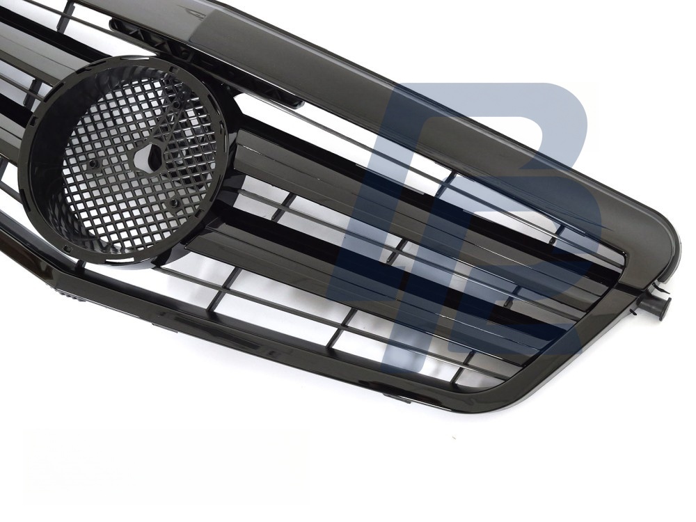 Grille Sport Gloss Black for Mercedes W212 / S212 2009–2013 - 2