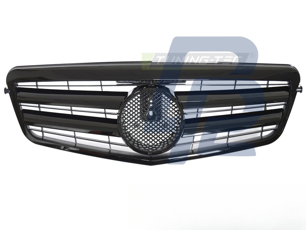 Grille Sport Gloss Black for Mercedes W212 / S212 2009–2013 - 4